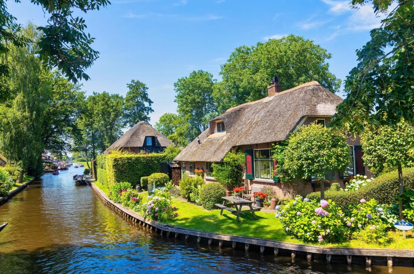 Gieters Gruttertje, Vintage Stay In The Village Centre Giethoorn Oda fotoğraf